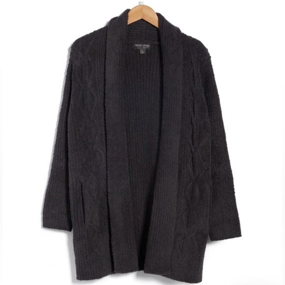 Barefoot Dreams Sweaters - Barefoot Dreams Cozychic Open Knit Cabin Cardigan